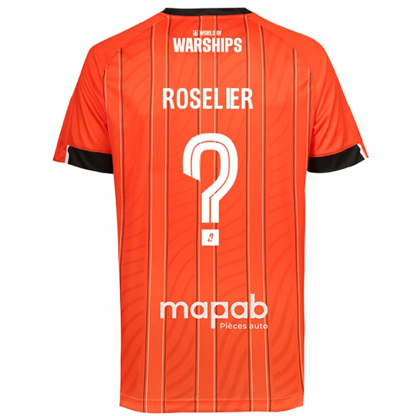 Danxen Kinder Nathan Roselier #0 Orange Heimtrikot Trikot 2024/25 T-Shirt Schweiz