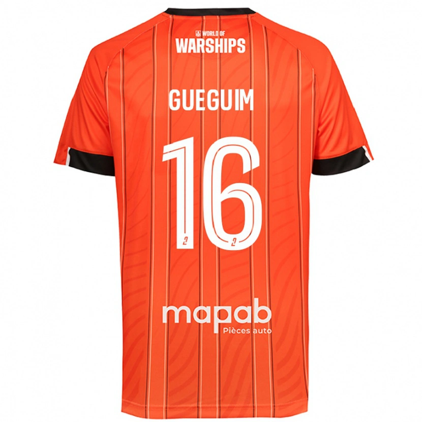 Danxen Kinder Guirone Gueguim #16 Orange Heimtrikot Trikot 2024/25 T-Shirt Schweiz