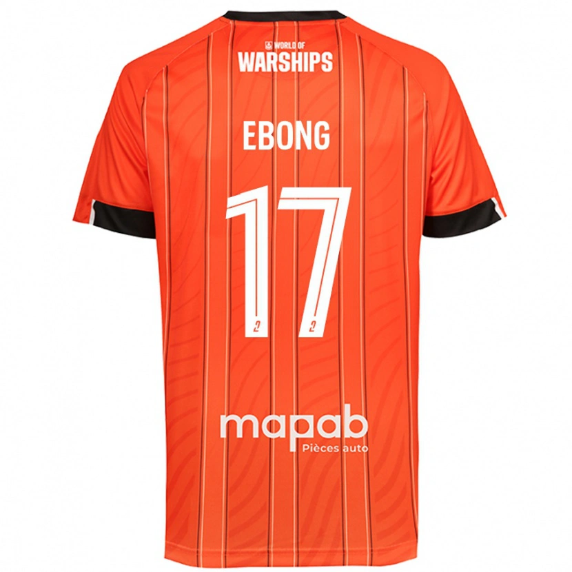 Danxen Kinder Arthur Ebong #17 Orange Heimtrikot Trikot 2024/25 T-Shirt Schweiz