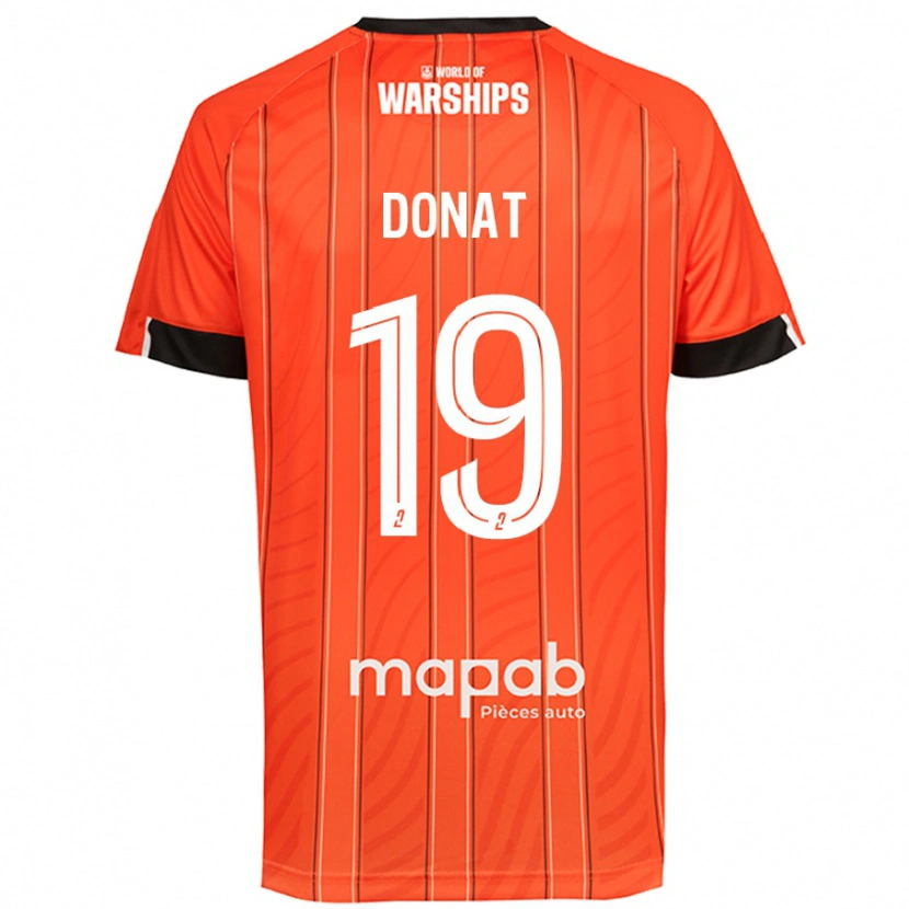 Danxen Kinder Noa Donat #19 Orange Heimtrikot Trikot 2024/25 T-Shirt Schweiz