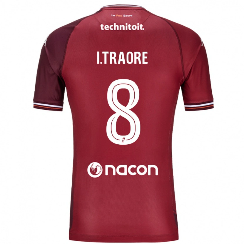 Danxen Kinder Ismaël Traoré #8 Rot Granata Heimtrikot Trikot 2024/25 T-Shirt Schweiz