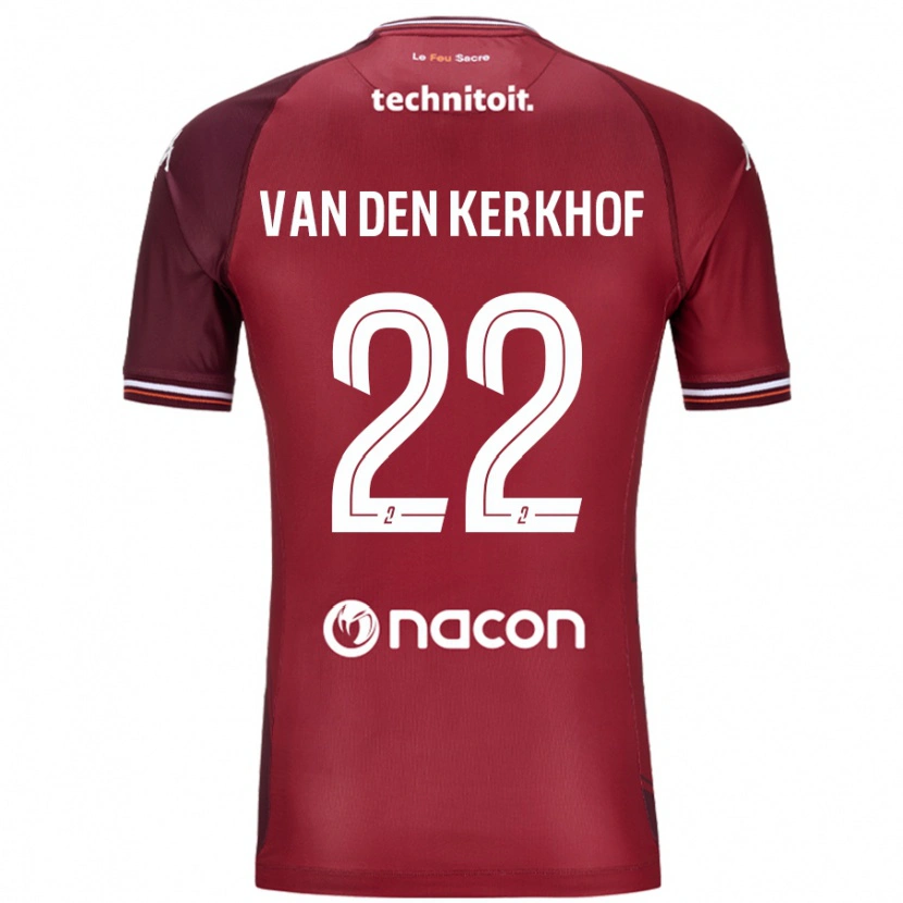 Danxen Kinder Kevin Van Den Kerkhof #22 Rot Granata Heimtrikot Trikot 2024/25 T-Shirt Schweiz