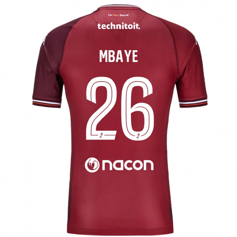 Danxen Kinder Malick Mbaye #26 Rot Granata Heimtrikot Trikot 2024/25 T-Shirt Schweiz