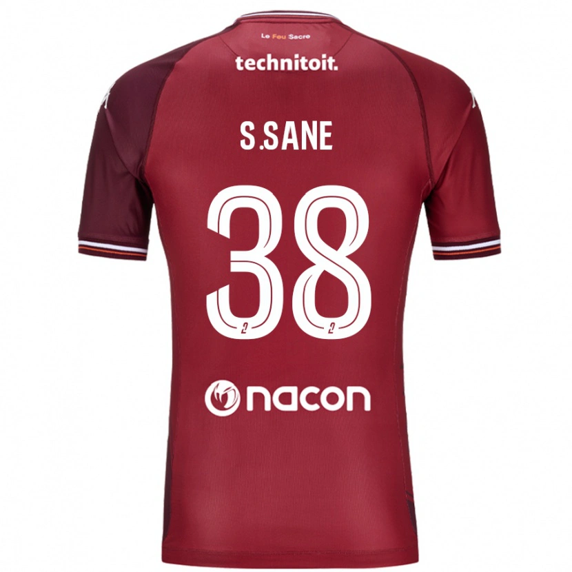 Danxen Kinder Sadibou Sané #38 Rot Granata Heimtrikot Trikot 2024/25 T-Shirt Schweiz