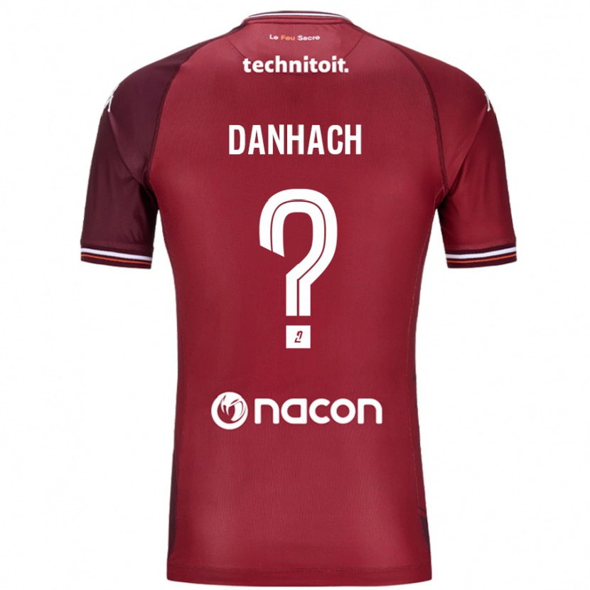 Danxen Kinder Djebril Danhach #0 Rot Granata Heimtrikot Trikot 2024/25 T-Shirt Schweiz