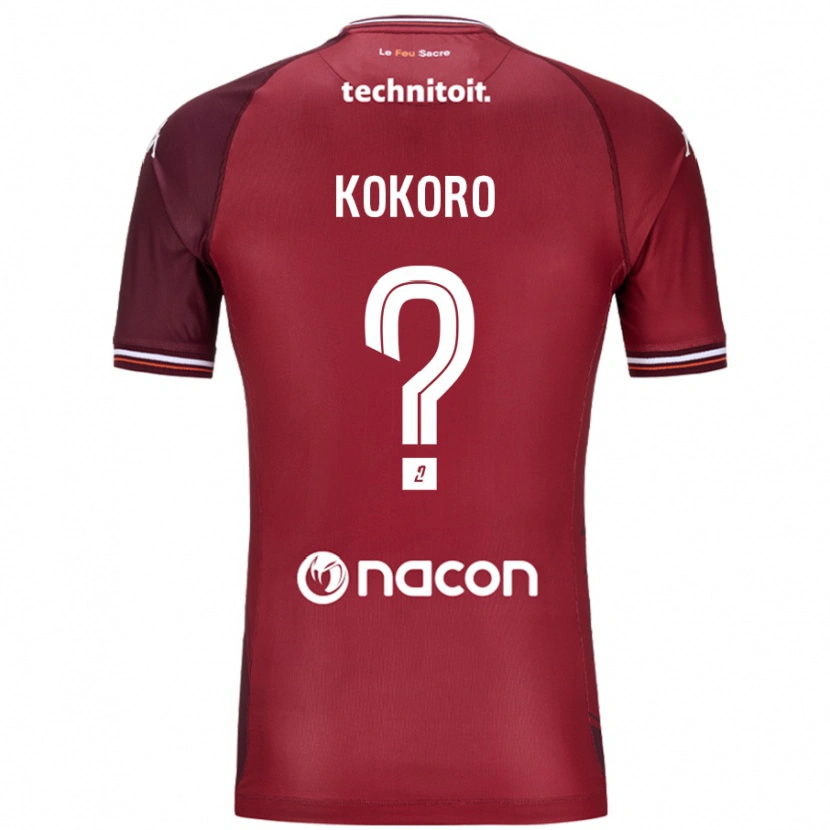 Danxen Kinder Clarence Kokoro #0 Rot Granata Heimtrikot Trikot 2024/25 T-Shirt Schweiz