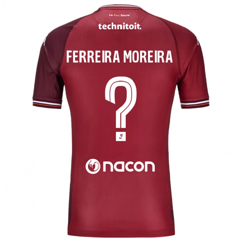 Danxen Kinder Ruben Ferreira Moreira #0 Rot Granata Heimtrikot Trikot 2024/25 T-Shirt Schweiz