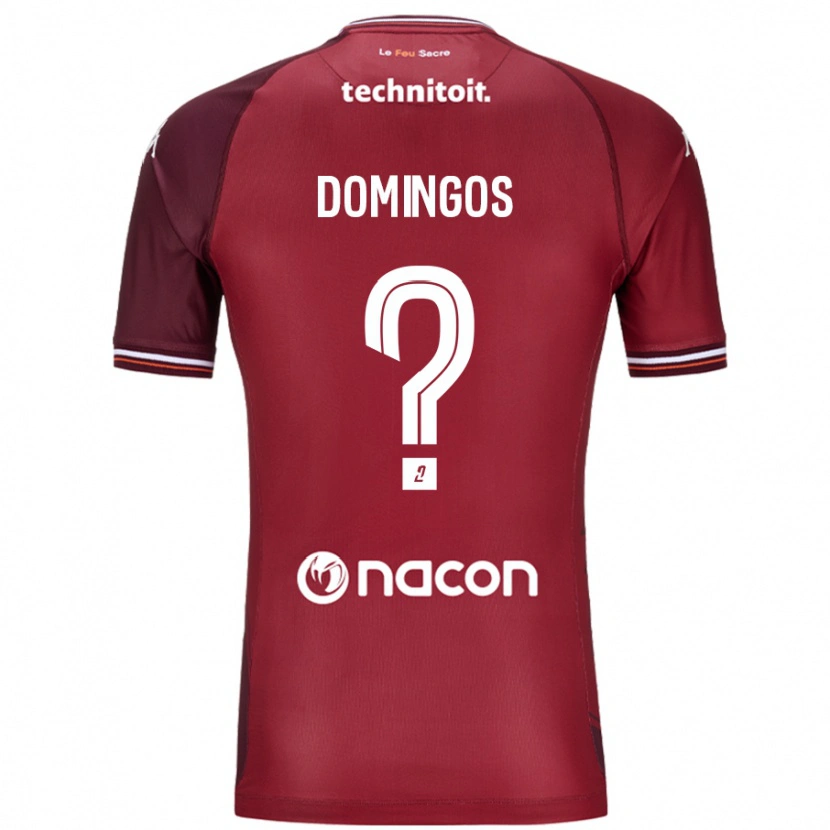 Danxen Kinder Fabio Domingos #0 Rot Granata Heimtrikot Trikot 2024/25 T-Shirt Schweiz