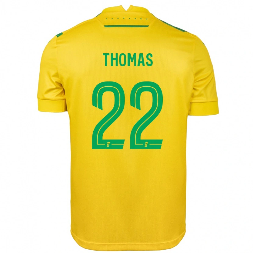 Danxen Kinder Sorba Thomas #22 Gelb Grün Heimtrikot Trikot 2024/25 T-Shirt Schweiz