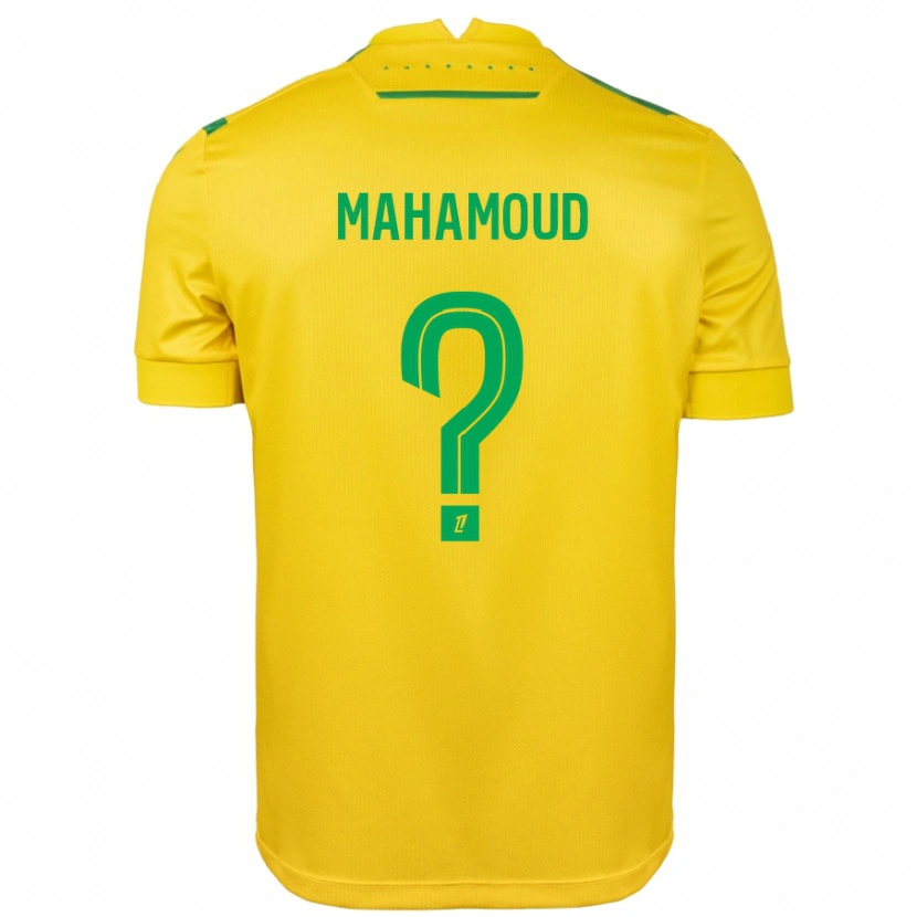 Danxen Kinder Adel Mahamoud #0 Gelb Grün Heimtrikot Trikot 2024/25 T-Shirt Schweiz