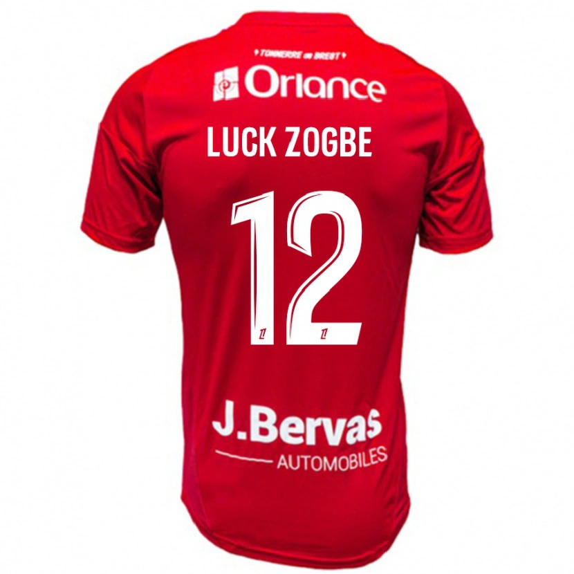 Danxen Kinder Luck Zogbé #12 Rot Weiß Heimtrikot Trikot 2024/25 T-Shirt Schweiz