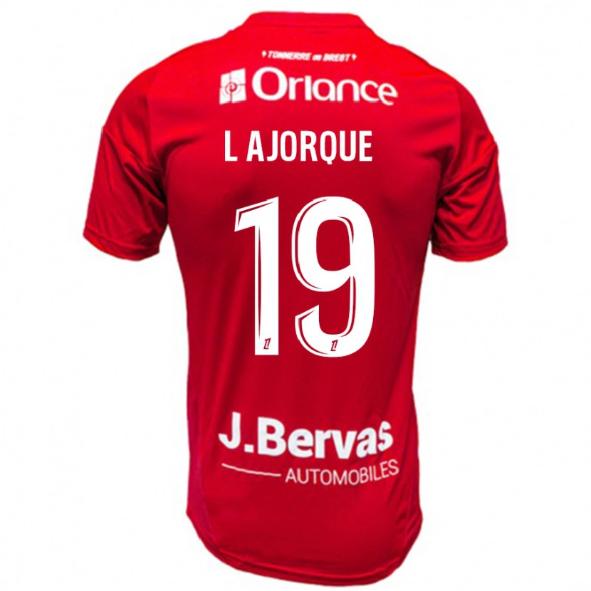 Danxen Kinder Ludovic Ajorque #19 Rot Weiß Heimtrikot Trikot 2024/25 T-Shirt Schweiz