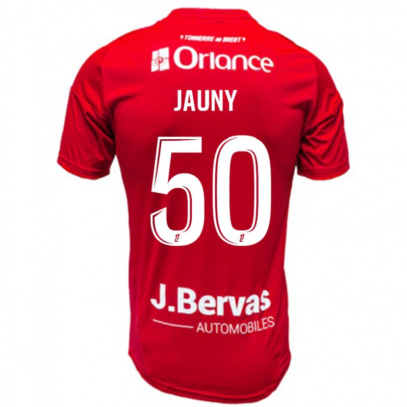 Danxen Kinder Noah Jauny #50 Rot Weiß Heimtrikot Trikot 2024/25 T-Shirt Schweiz