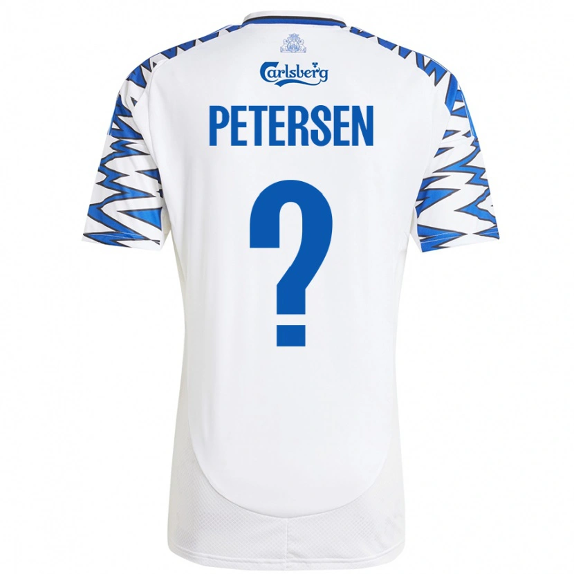 Danxen Kinder Frederik Petersen #0 Weiß Himmelblau Heimtrikot Trikot 2024/25 T-Shirt Schweiz