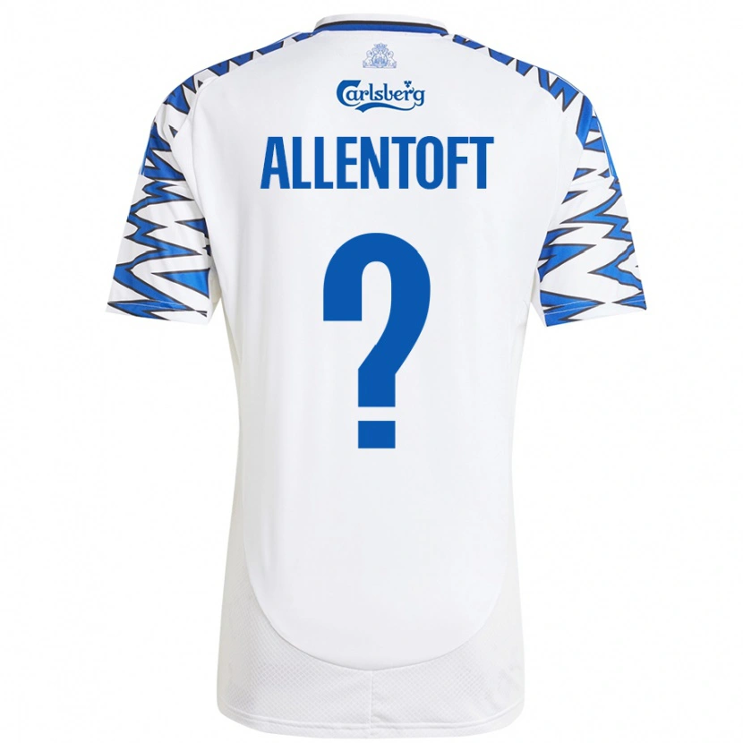 Danxen Kinder Philip Allentoft #0 Weiß Himmelblau Heimtrikot Trikot 2024/25 T-Shirt Schweiz