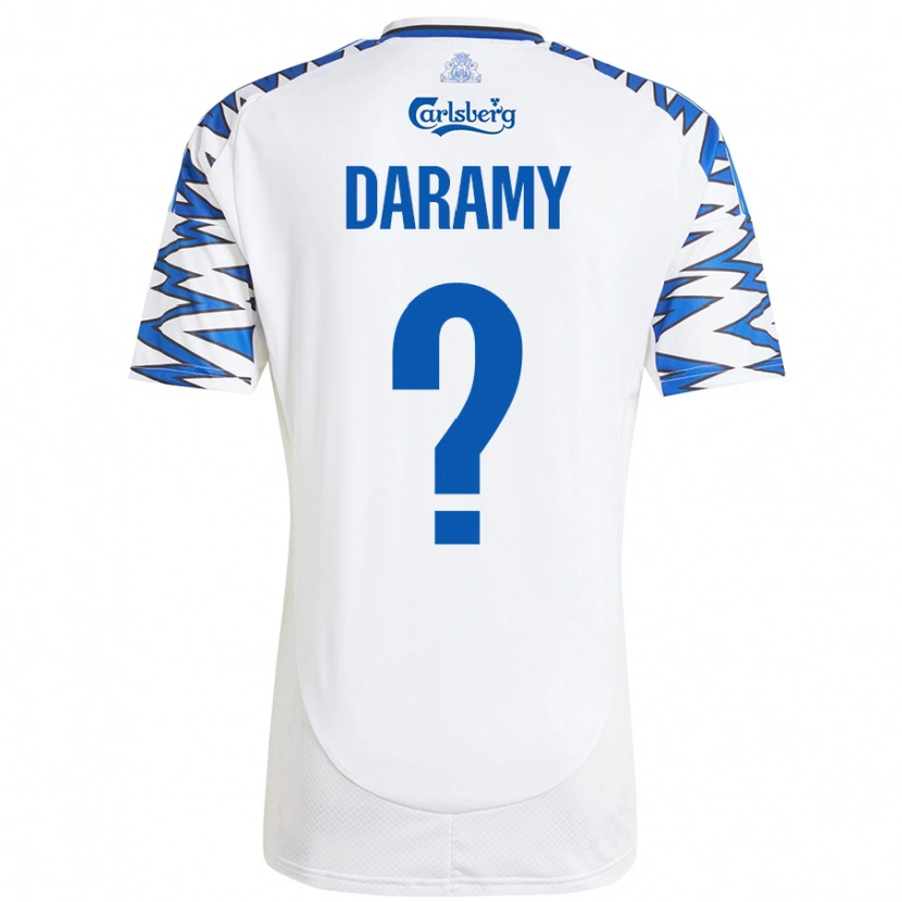 Danxen Kinder Abdul Daramy #0 Weiß Himmelblau Heimtrikot Trikot 2024/25 T-Shirt Schweiz