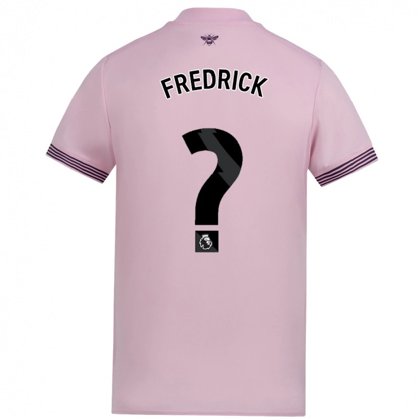 Danxen Kinder Benjamin Fredrick #0 Rosa Auswärtstrikot Trikot 2024/25 T-Shirt Schweiz