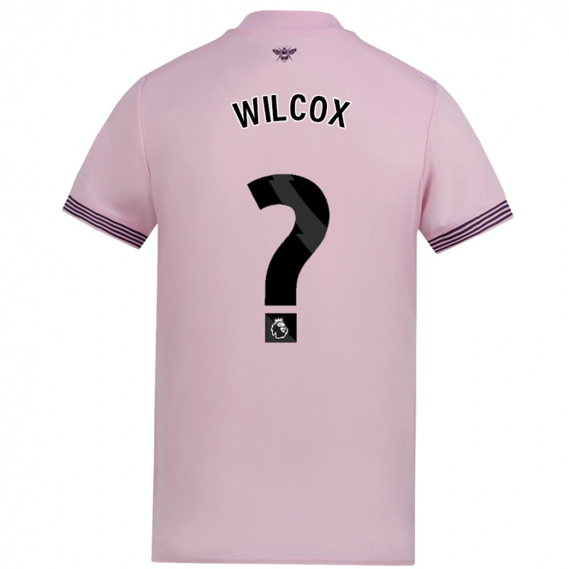 Danxen Kinder Max Wilcox #0 Rosa Auswärtstrikot Trikot 2024/25 T-Shirt Schweiz