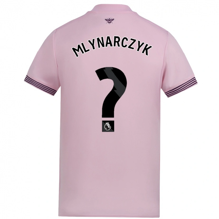 Danxen Kinder Adam Mlynarczyk #0 Rosa Auswärtstrikot Trikot 2024/25 T-Shirt Schweiz