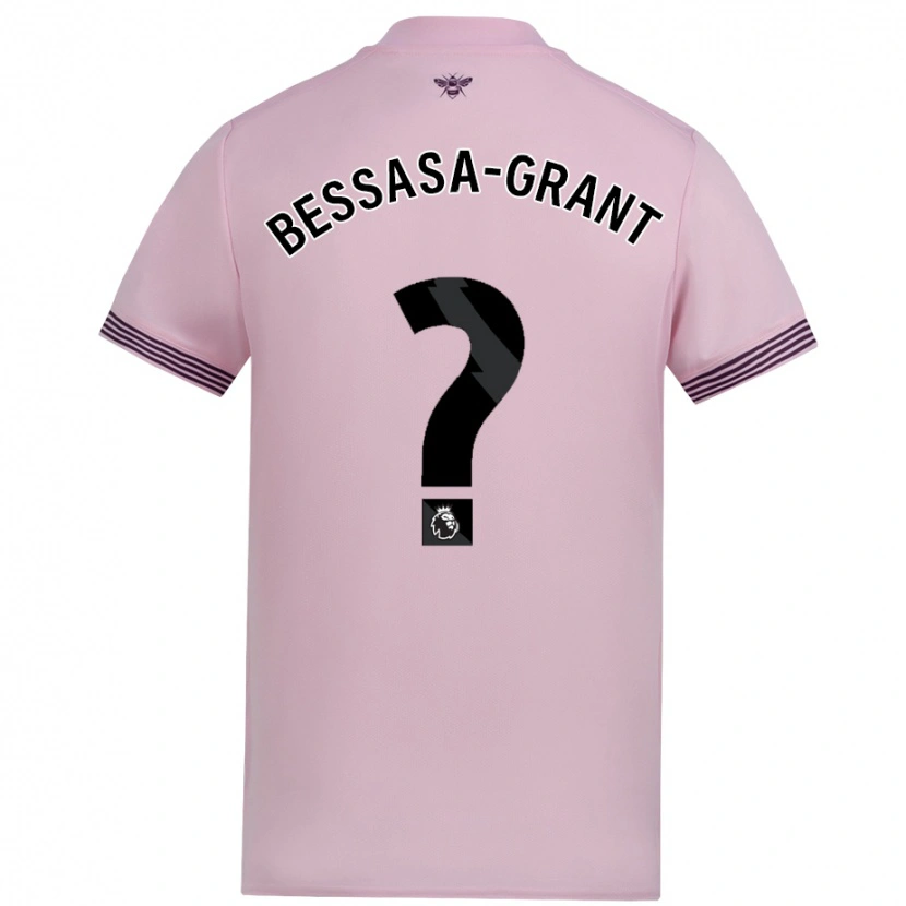 Danxen Kinder Mekhai Bessasa-Grant #0 Rosa Auswärtstrikot Trikot 2024/25 T-Shirt Schweiz