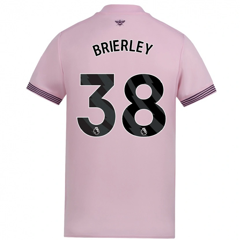 Danxen Kinder Ethan Brierley #38 Rosa Auswärtstrikot Trikot 2024/25 T-Shirt Schweiz