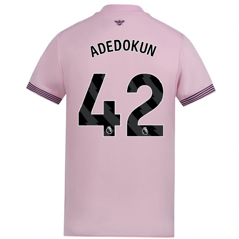 Danxen Kinder Val Adedokun #42 Rosa Auswärtstrikot Trikot 2024/25 T-Shirt Schweiz