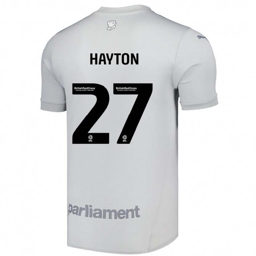 Danxen Kinder Adam Hayton #27 Silbergrau Auswärtstrikot Trikot 2024/25 T-Shirt Schweiz