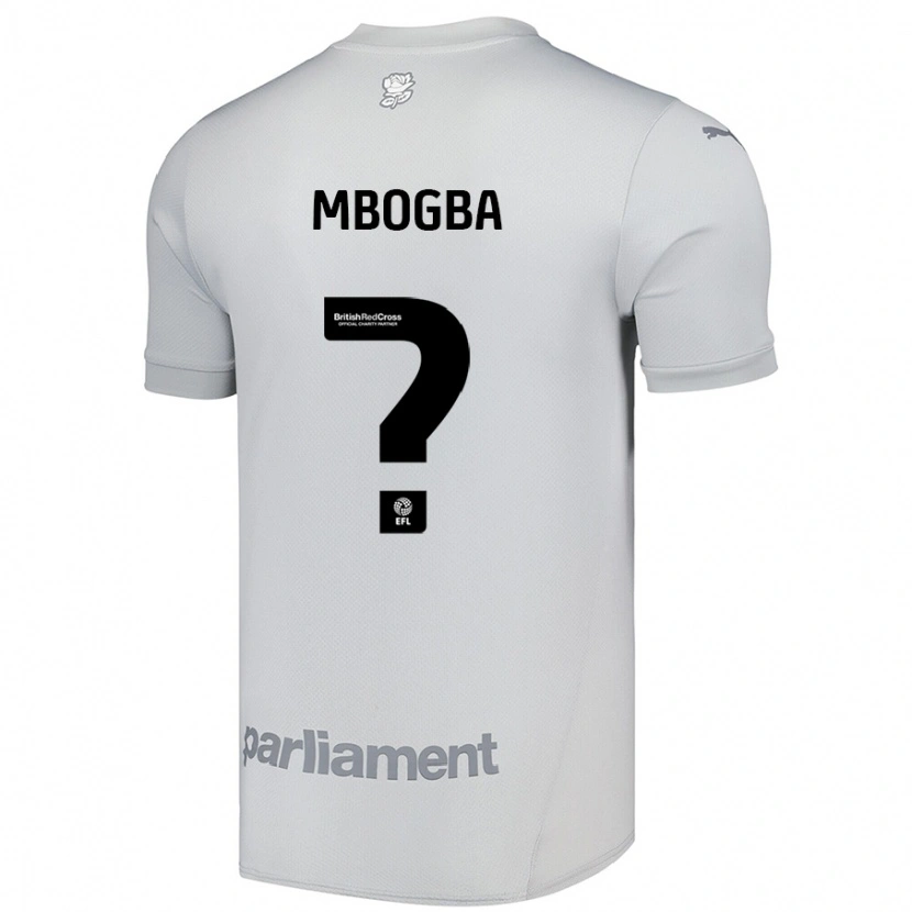 Danxen Kinder Malachi Mbogba #0 Silbergrau Auswärtstrikot Trikot 2024/25 T-Shirt Schweiz