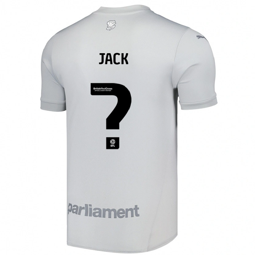 Danxen Kinder Jack Woodcock #0 Silbergrau Auswärtstrikot Trikot 2024/25 T-Shirt Schweiz