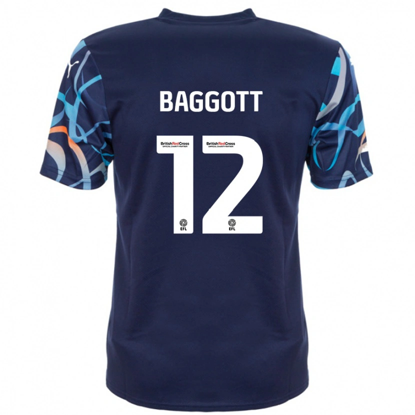 Danxen Kinder Elkan Baggott #12 Marineblau Auswärtstrikot Trikot 2024/25 T-Shirt Schweiz