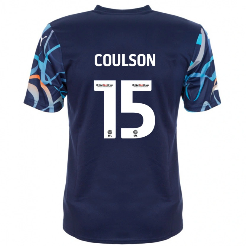 Danxen Kinder Hayden Coulson #15 Marineblau Auswärtstrikot Trikot 2024/25 T-Shirt Schweiz