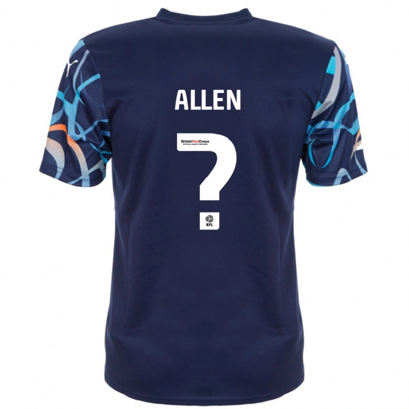 Danxen Kinder Karen Allen #0 Marineblau Auswärtstrikot Trikot 2024/25 T-Shirt Schweiz