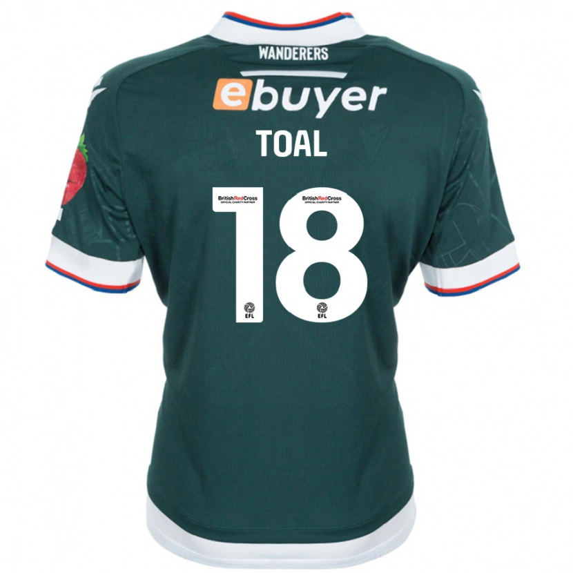 Danxen Kinder Eoin Toal #18 Dunkelgrün Auswärtstrikot Trikot 2024/25 T-Shirt Schweiz