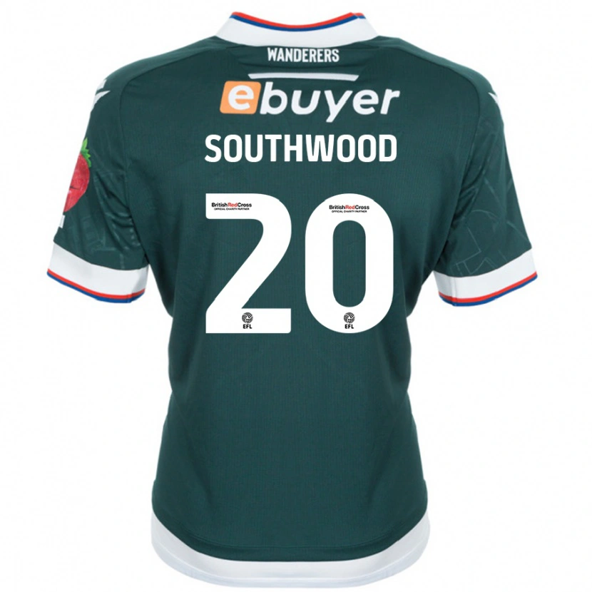 Danxen Kinder Luke Southwood #20 Dunkelgrün Auswärtstrikot Trikot 2024/25 T-Shirt Schweiz