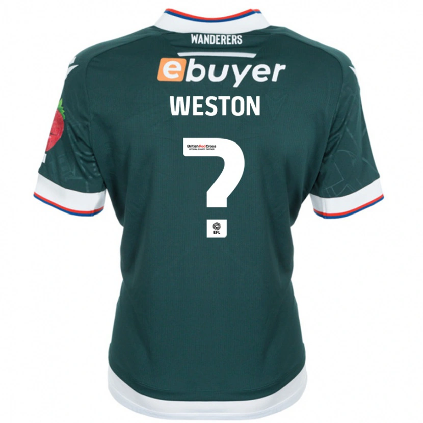 Danxen Kinder Ajay Weston #0 Dunkelgrün Auswärtstrikot Trikot 2024/25 T-Shirt Schweiz