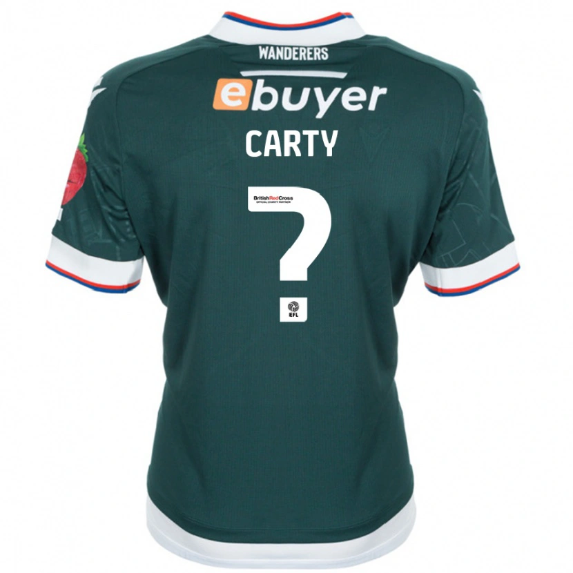 Danxen Kinder Conor Carty #0 Dunkelgrün Auswärtstrikot Trikot 2024/25 T-Shirt Schweiz