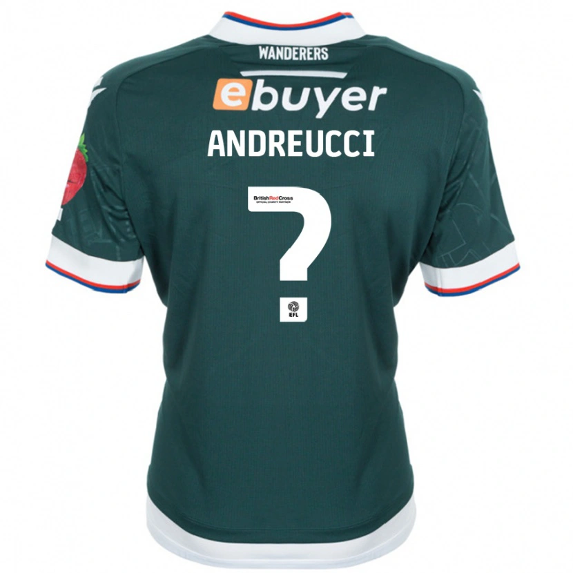 Danxen Kinder Ben Andreucci #0 Dunkelgrün Auswärtstrikot Trikot 2024/25 T-Shirt Schweiz