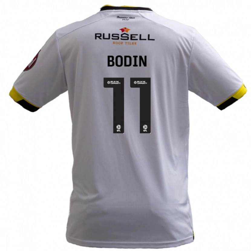 Danxen Kinder Billy Bodin #11 Weiß Auswärtstrikot Trikot 2024/25 T-Shirt Schweiz