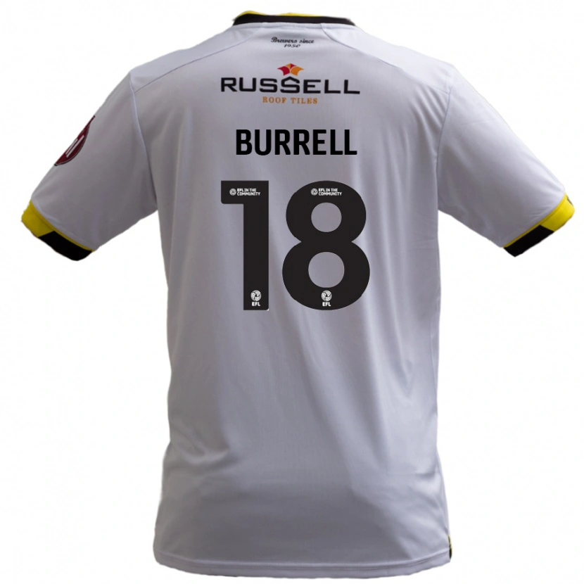 Danxen Kinder Rumarn Burrell #18 Weiß Auswärtstrikot Trikot 2024/25 T-Shirt Schweiz