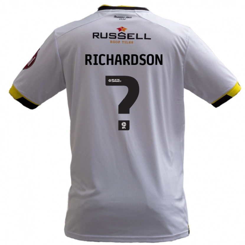 Danxen Kinder Matty Richardson #0 Weiß Auswärtstrikot Trikot 2024/25 T-Shirt Schweiz