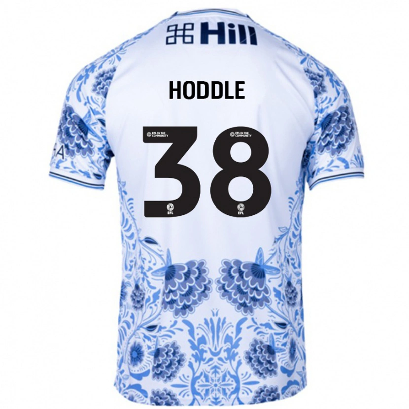 Danxen Kinder George Hoddle #38 Weiß Blau Auswärtstrikot Trikot 2024/25 T-Shirt Schweiz