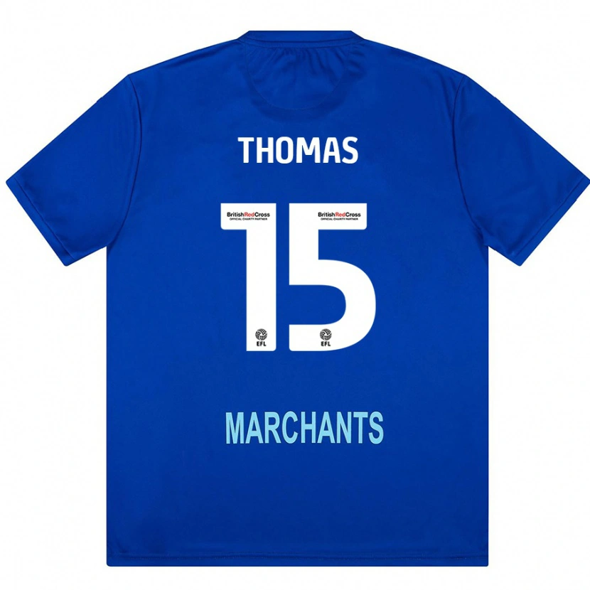 Danxen Kinder Jordan Thomas #15 Grün Auswärtstrikot Trikot 2024/25 T-Shirt Schweiz