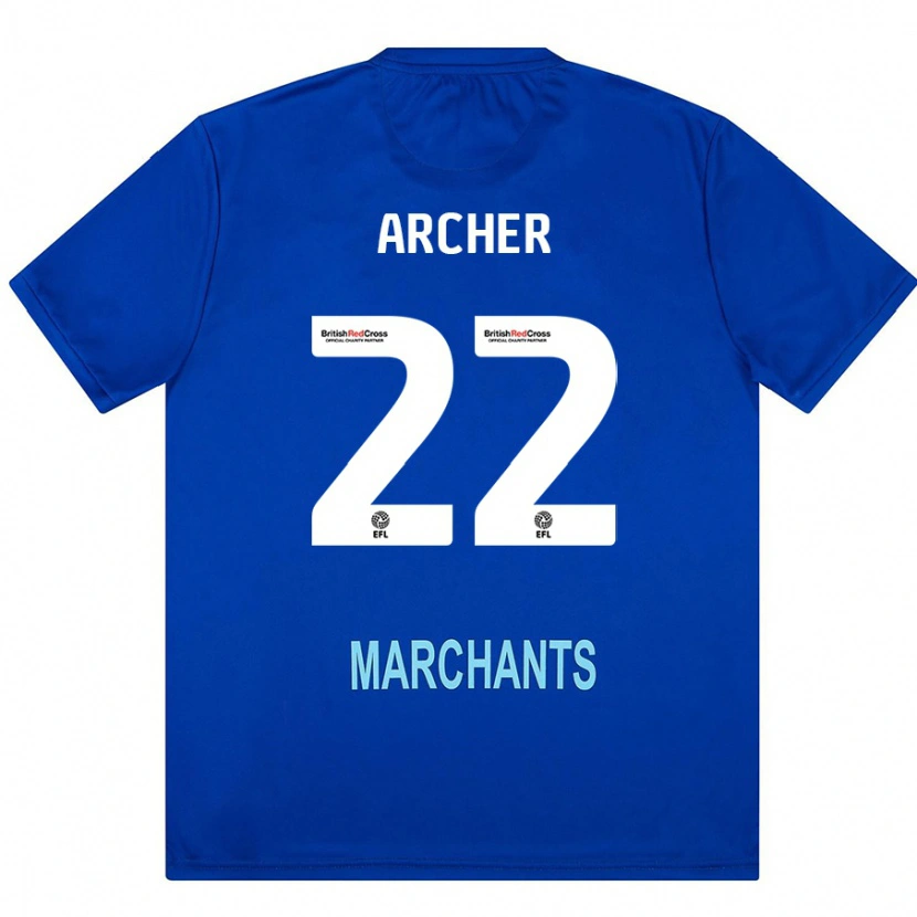 Danxen Kinder Ethon Archer #22 Grün Auswärtstrikot Trikot 2024/25 T-Shirt Schweiz