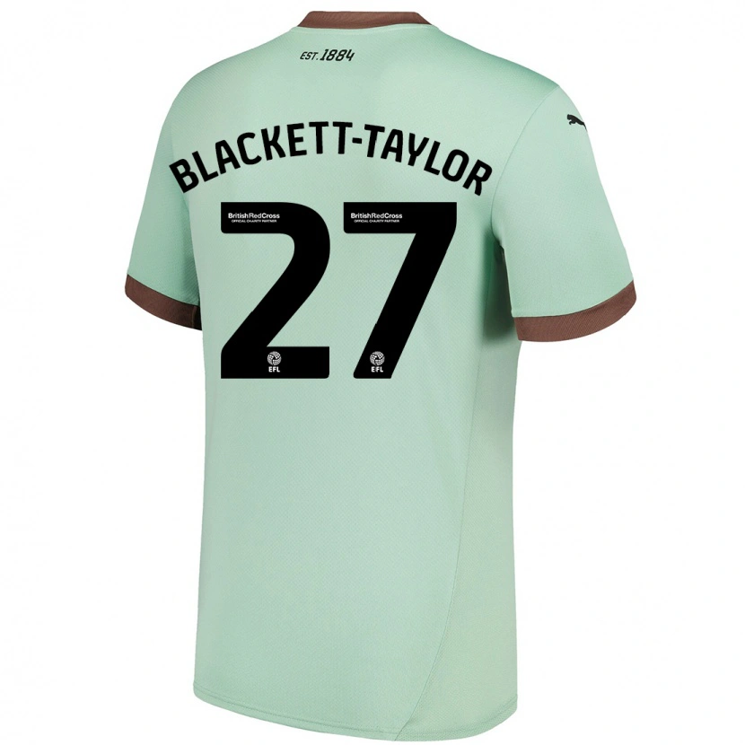 Danxen Kinder Corey Blackett-Taylor #27 Blassgrün Auswärtstrikot Trikot 2024/25 T-Shirt Schweiz