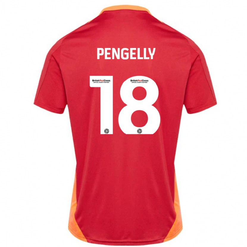 Danxen Kinder Connie Pengelly #18 Blau Cremeweiß Auswärtstrikot Trikot 2024/25 T-Shirt Schweiz