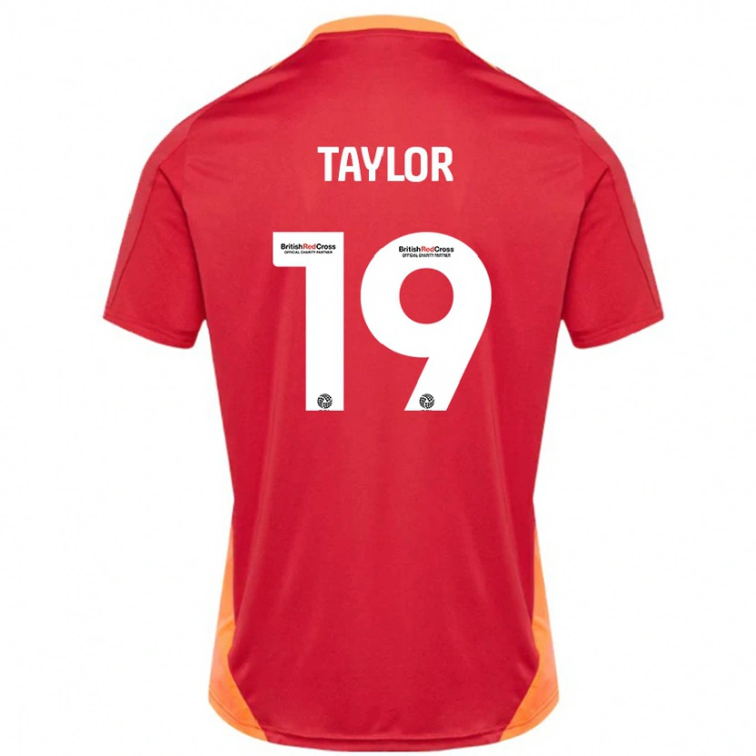 Danxen Kinder Mollie Taylor #19 Blau Cremeweiß Auswärtstrikot Trikot 2024/25 T-Shirt Schweiz