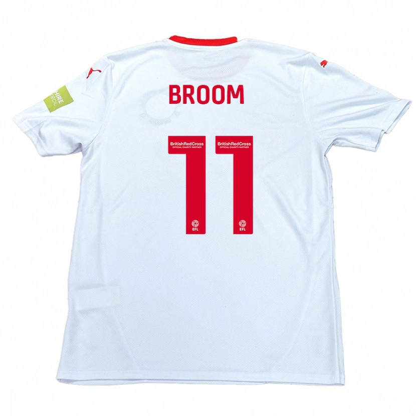 Danxen Kinder Ryan Broom #11 Weiß Auswärtstrikot Trikot 2024/25 T-Shirt Schweiz