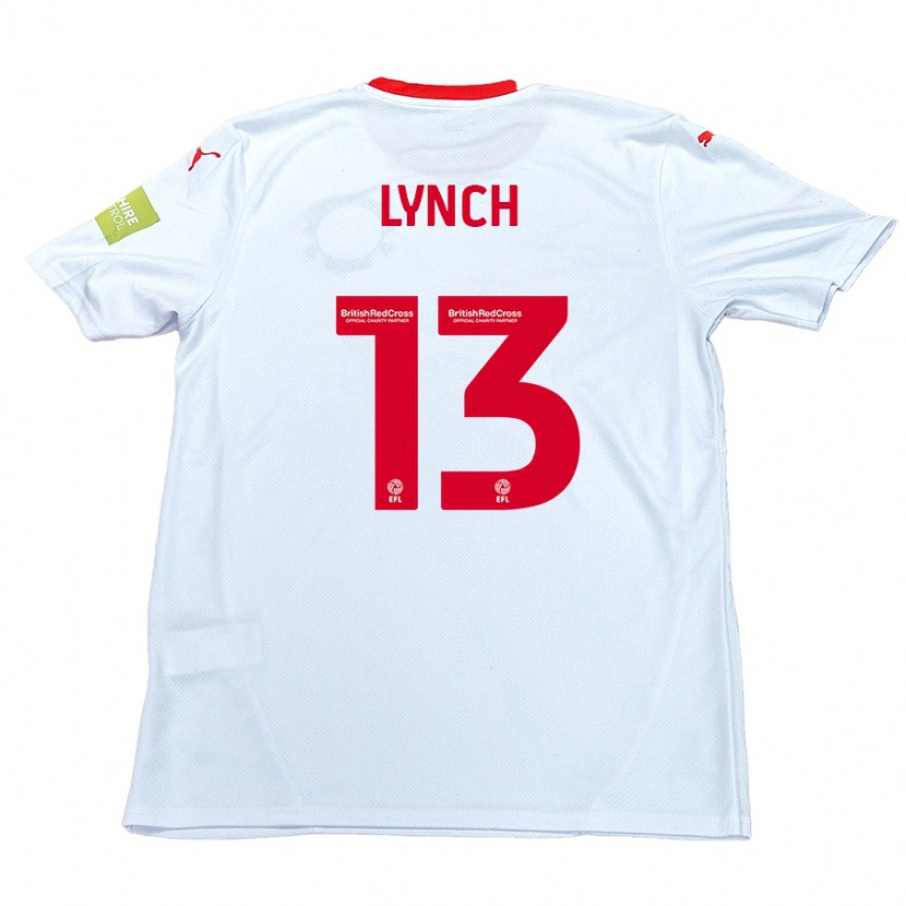 Danxen Kinder Jay Lynch #13 Weiß Auswärtstrikot Trikot 2024/25 T-Shirt Schweiz