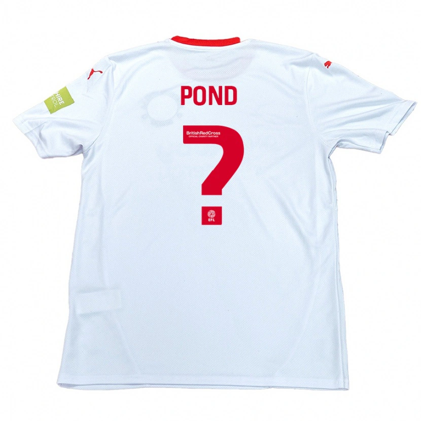 Danxen Kinder Nathan Pond #0 Weiß Auswärtstrikot Trikot 2024/25 T-Shirt Schweiz