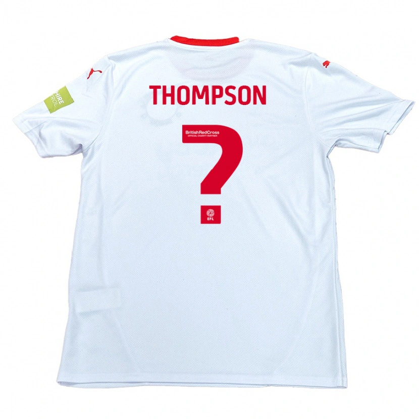 Danxen Kinder Leo Thompson #0 Weiß Auswärtstrikot Trikot 2024/25 T-Shirt Schweiz